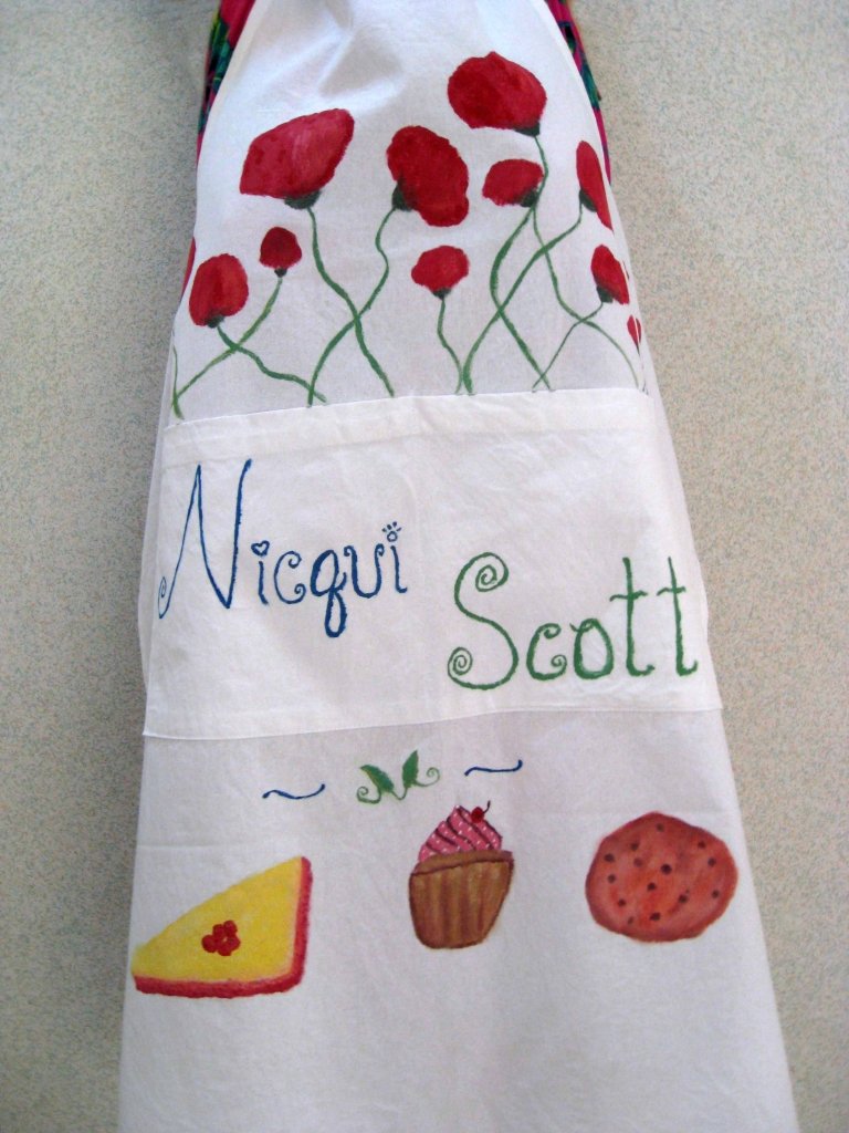 personalized painted apron personalized painted apron