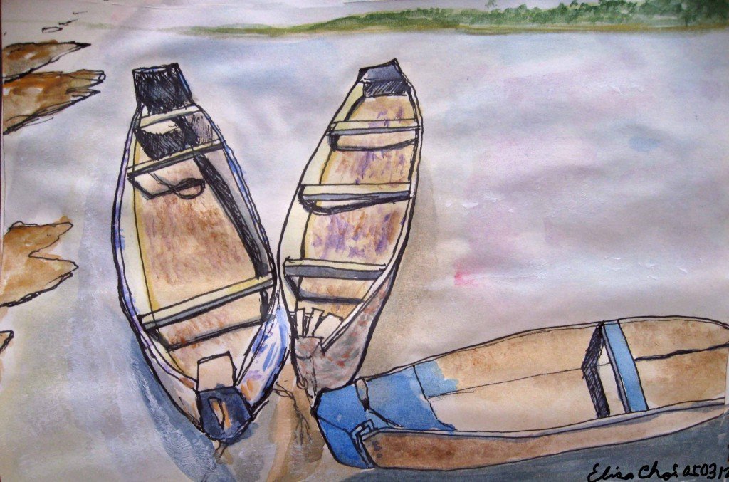 watercolor painting_In the Moment_Elisa Choi