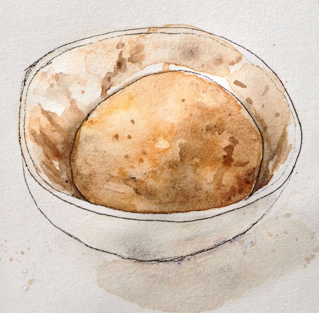 steamed cake sketch abunstale