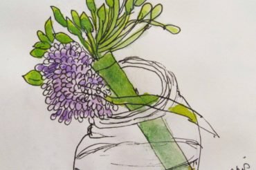 Painting Day 24: Create Wherever You Are